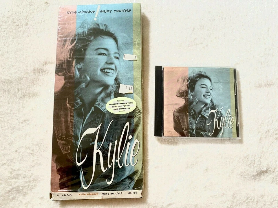 KYLIE MINOGUE PROMOTIONAL LONGBOX CD ENJOY YOURSELF SAY SOMETHING LOCOMOTION LP Foto 2 de 4