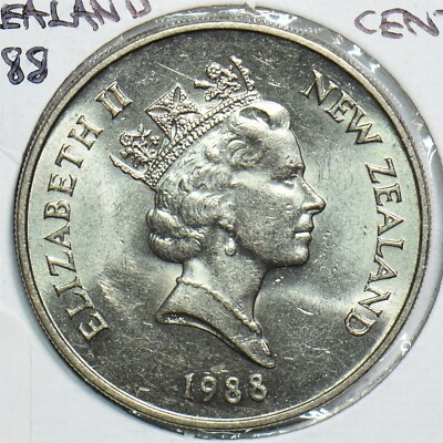 New Zealand 1988 20 Cents Kiwi bird animal 198120 combine shipping