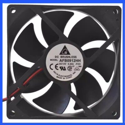 Delta AFB0912HH-FOO 9025 DC12V 0.40A 9CM 2-Wire Silent Cooling Fan