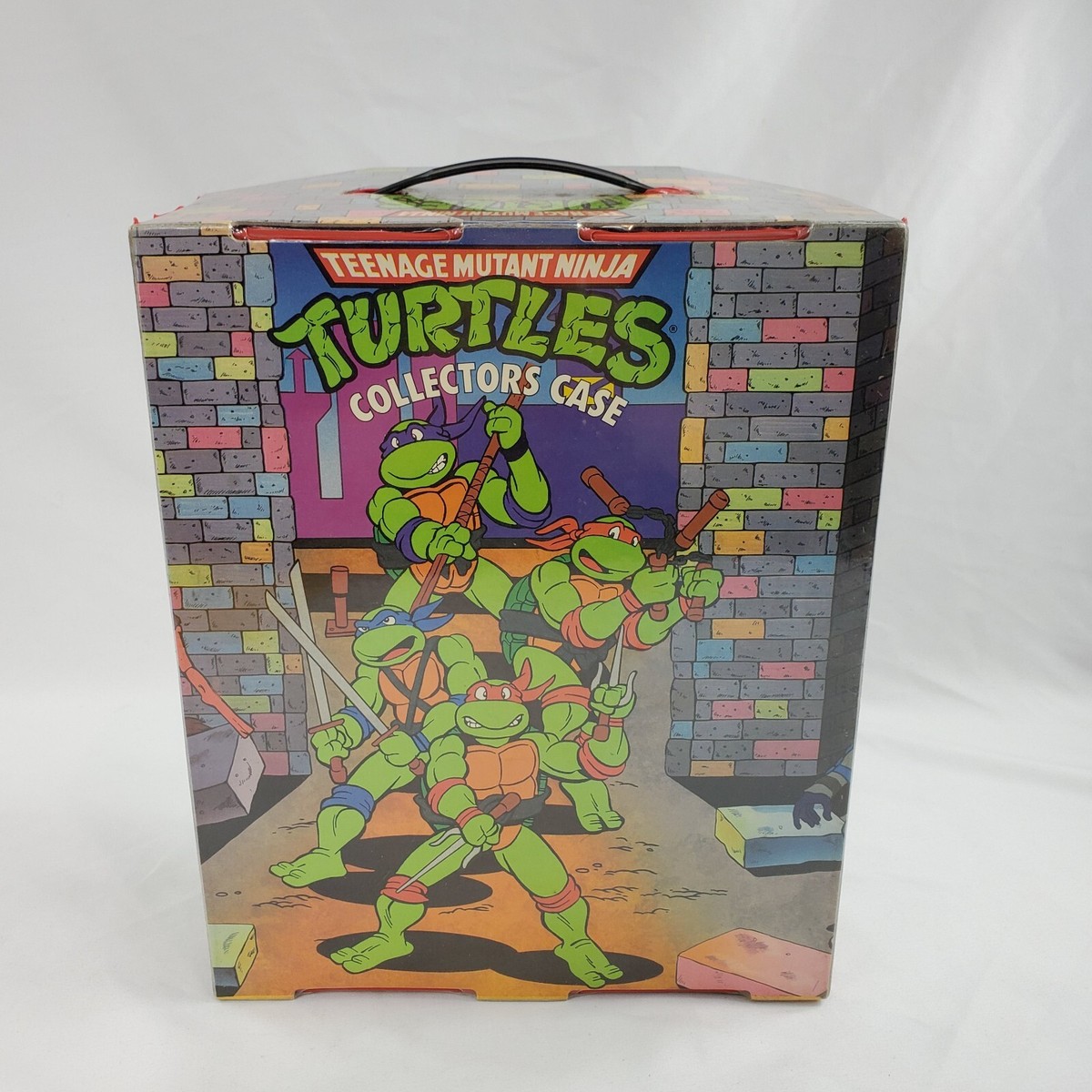 Teenage Mutant Ninja Turtles Collector's Case 1991 w Both Trays