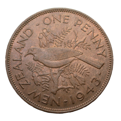 New Zealand 1943 One Penny | eBay
