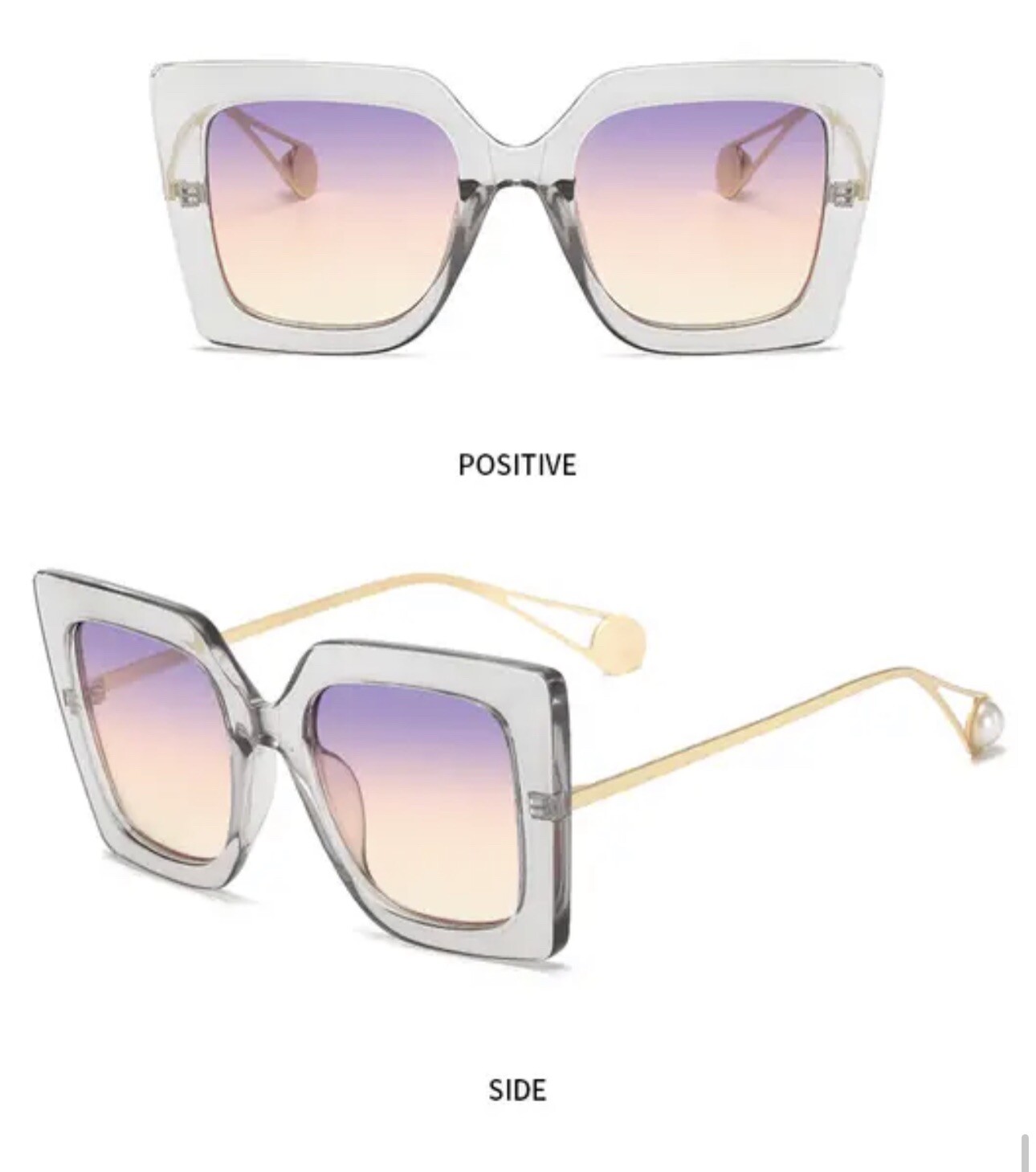 Sunglasses for women Purple New UV 400 New Oversized