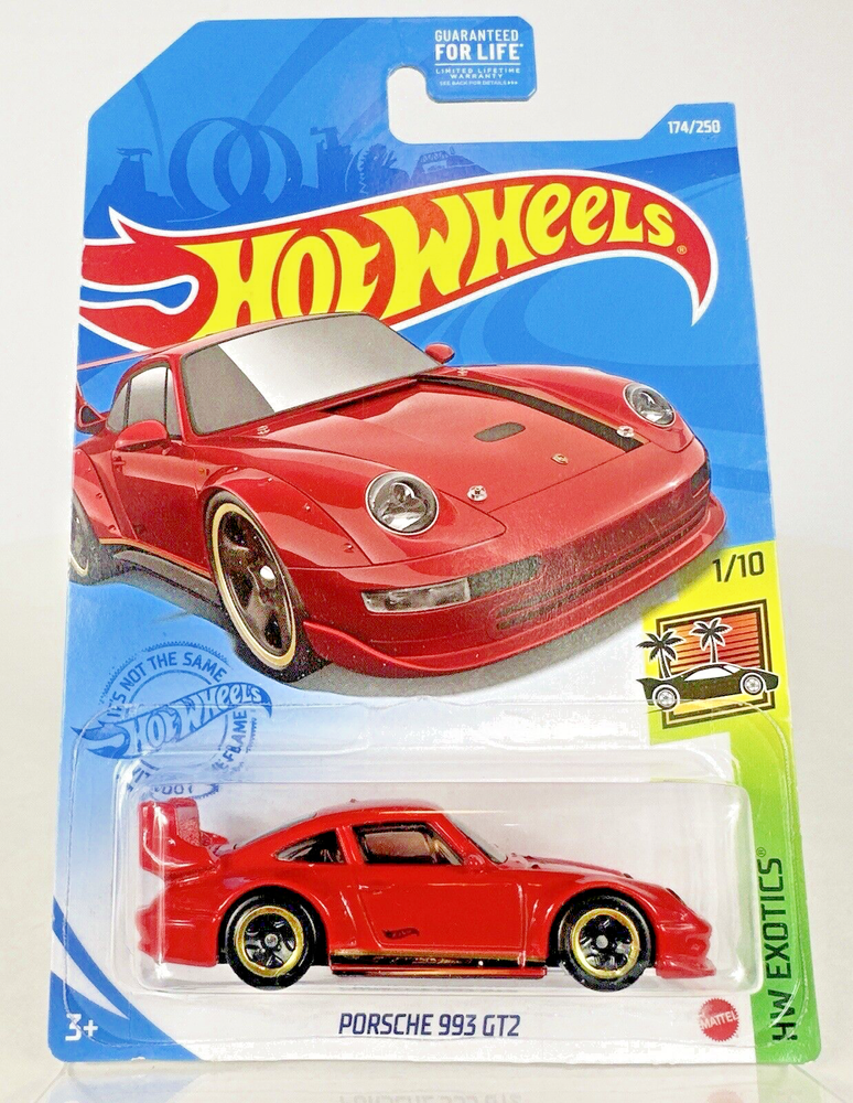 Hot Wheels 2021 HW Exotics Red Porsche 993 GT2
