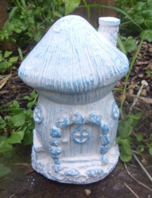 Latex fairy house casting mould 4.25'' x 3.25'' plaster cement mold for statues