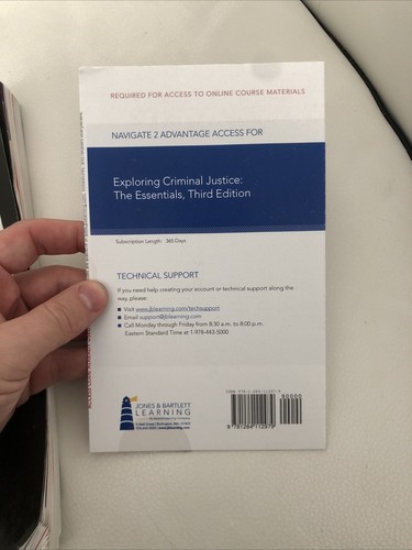 Exploring Criminal Justice the Essentials 3rd Ed by Regoli, Hewitt + ACCESS CODE - Picture 4 of 6