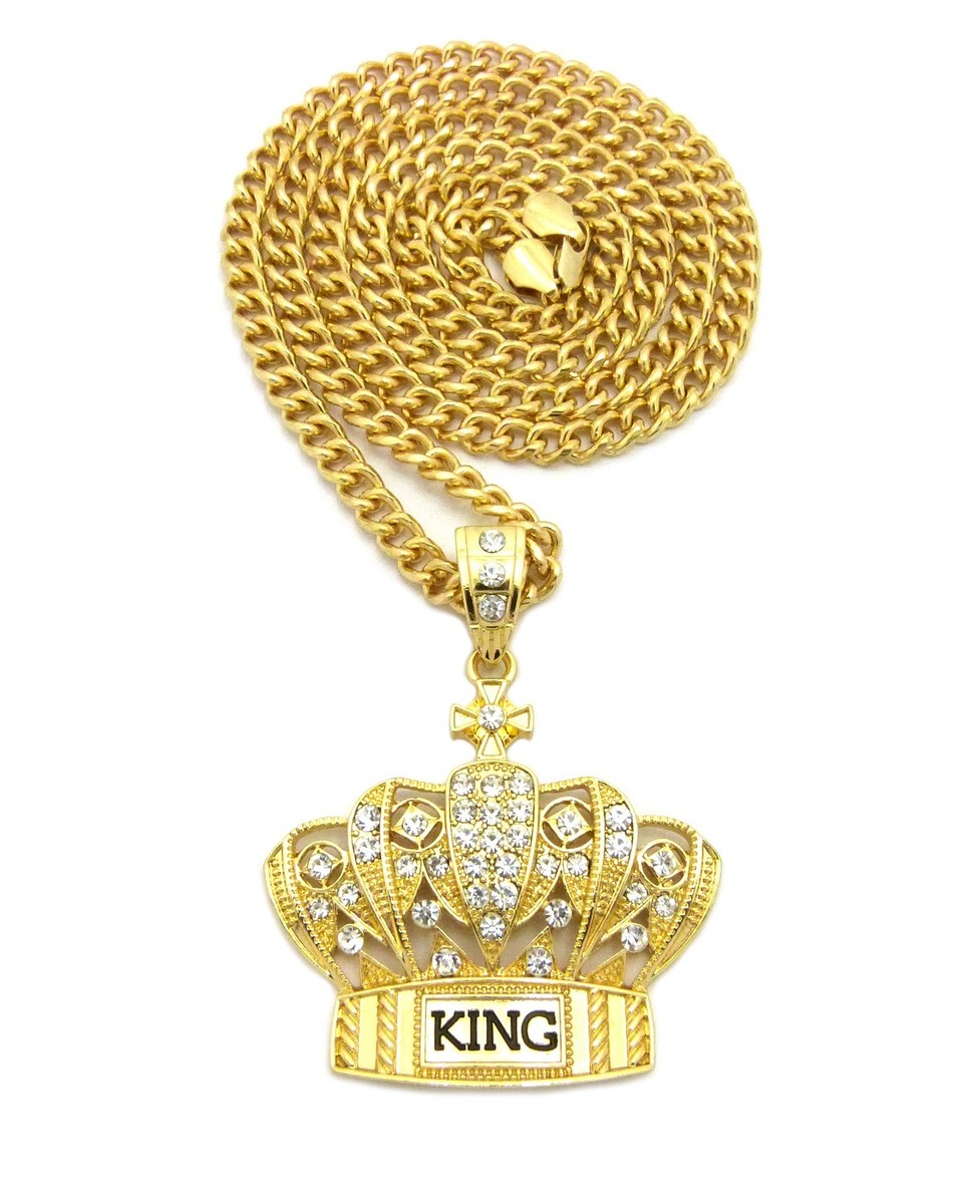 NEW KING CROWN PENDANT & 36