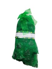 Glittered Pattern Shamrock St Patrick Day Tutu For Adult Use