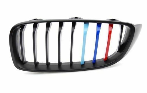 M-Colored Strips Kidney Grille Insert Trim for BMW 4 Series 2014+ Black 9 Beams - Bild 10 von 11