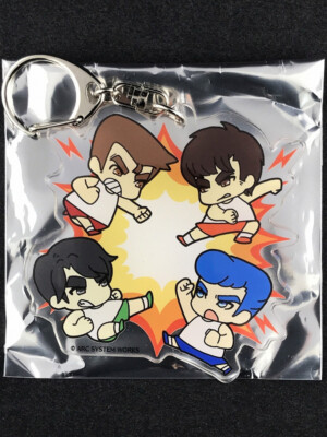 Arc System Works Acrylic Key Holder Ring September Kunio-kun Kunio Riki Tsuyoshi