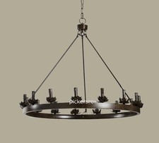 Pottery Barn Graham Chandelier Iron Finish For Sale Online Ebay