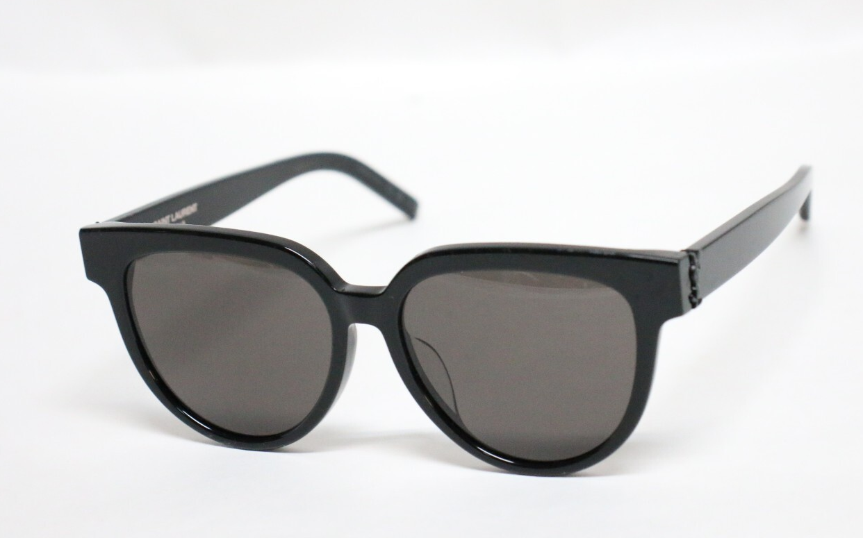 Occhiali da sole Saint Laurent occhio di gatto nero SLM28 F 55 16 145