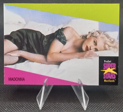1991 Pro Set Super Star MusiCards UK #82 - Madonna