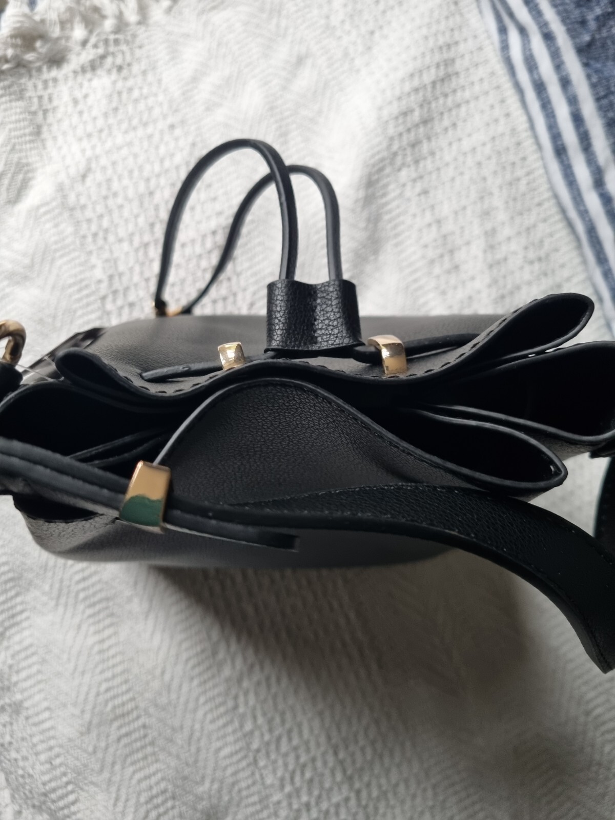 Asos Design Bonded Bucket Tote Bag With Detachable Cross Body Strap eBay