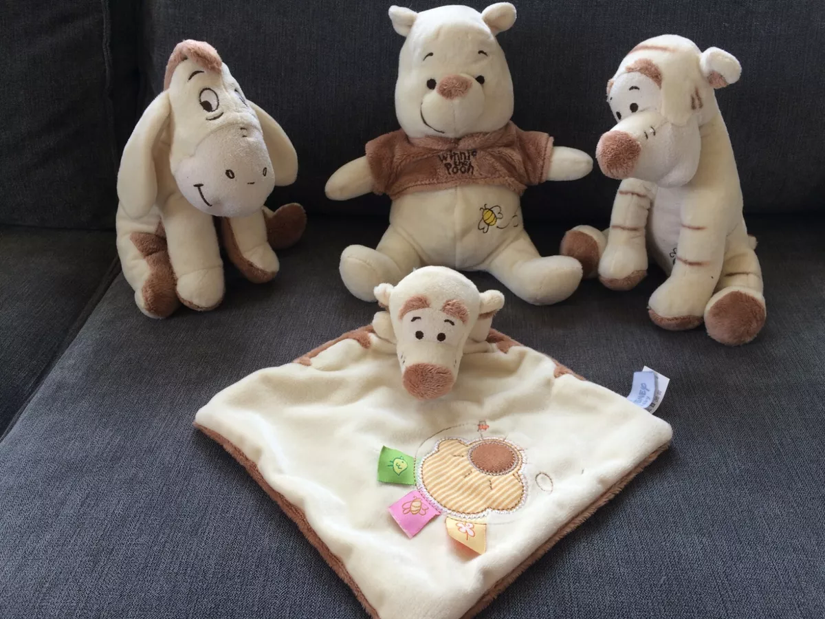 Disney Winnie Tigrou Bourriquet Mini Peluches et Doudou Pastel