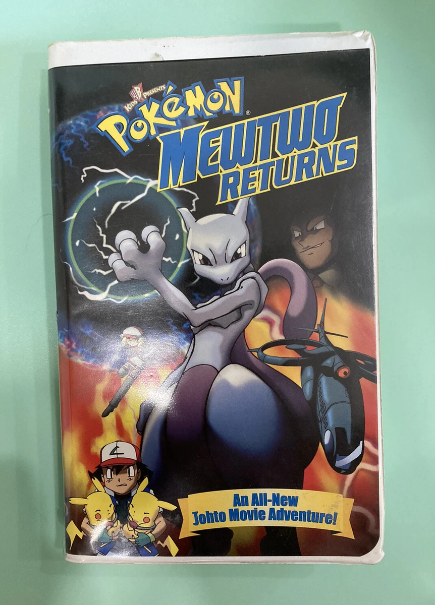 Pokemon Mewtwo Returns The All New Johto Movie Adventure VHS Clamshell
