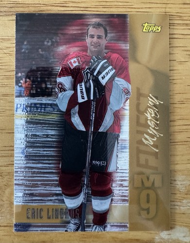 Eric Lindros [Gold Refractor] #M9 1998 Topps Mystery Finest card