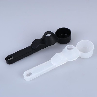 Sliding Leakproof Coffee Scoop Protein Powder Spoon Funnel For Milk Supplements