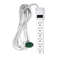 GoGreen Power GG-16103M-12 - 6 Outlet Surge Protector With 12ft Cord