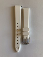 Michele 16mm Genuine White Silicone Watch Strap