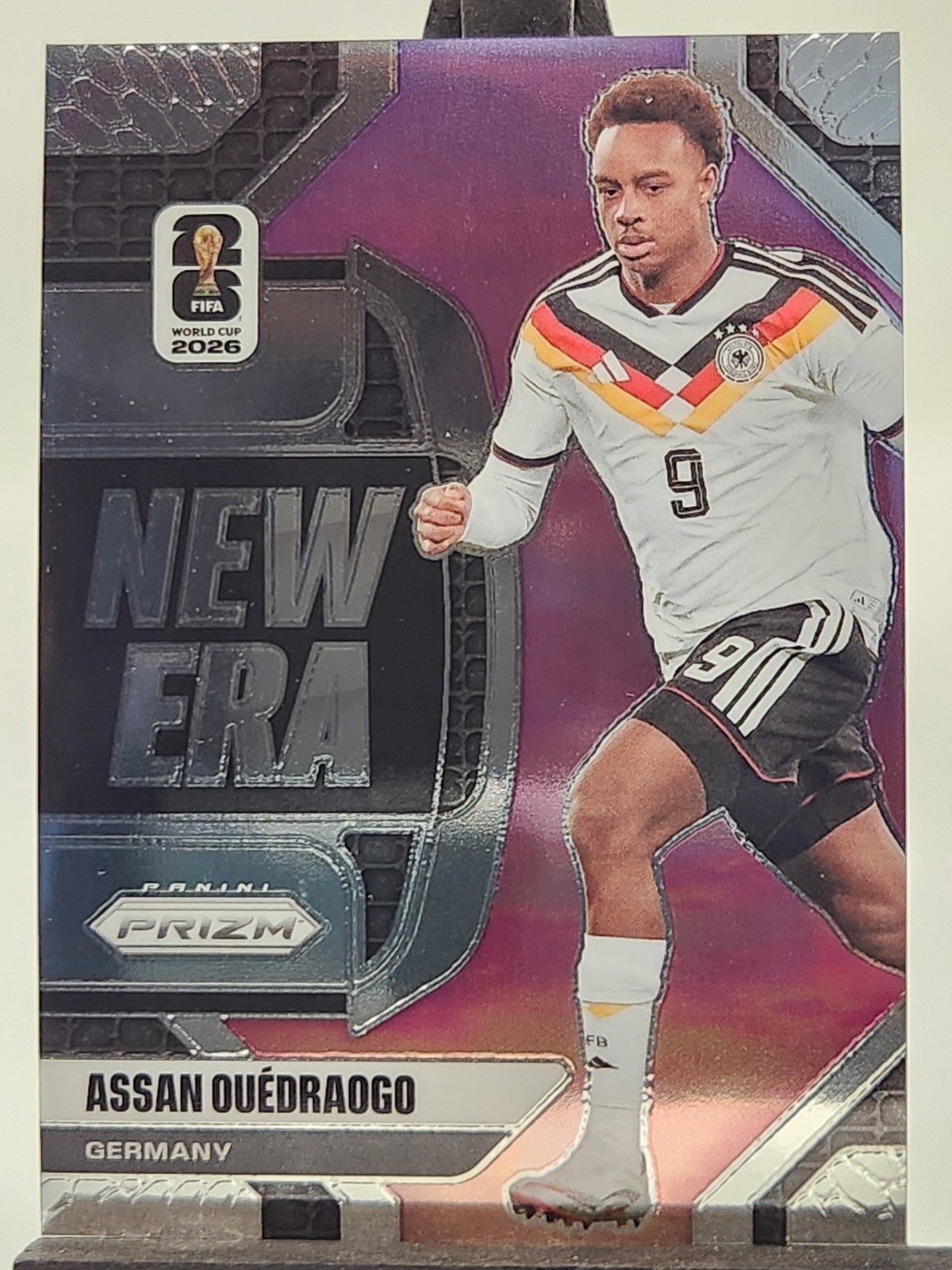ASSAN OUEDRAOGO 2026-27 PRIZM FIFA WORLD CUP NEW ERA SILVER #5 GERMANY Q2620