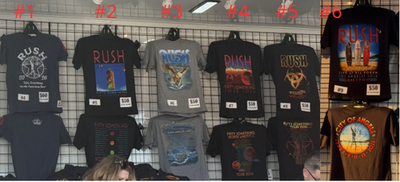 #ad RUSH Band T Shirt Fifty Something North American Tour 2026 Reprint $21.60