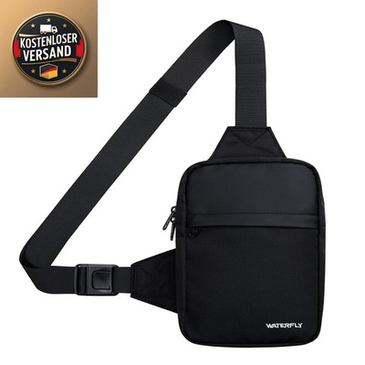 WATERFLY Crossbody Schultertasche 25x15x5cm Polyester Handyfach