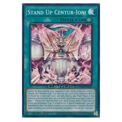 Yu-Gi-Oh! - Valiant Smashers - Stand Up Centur-Ion! (Super Rare) VASM-DE020