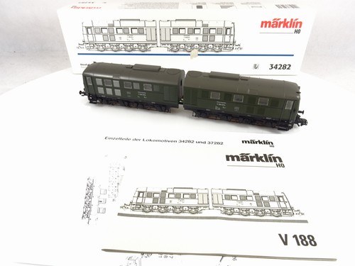 Märklin 34282 Diesellok V 188 001 der DB in grün, Delta, sehr gut mit OVP | Condition: Gebraucht