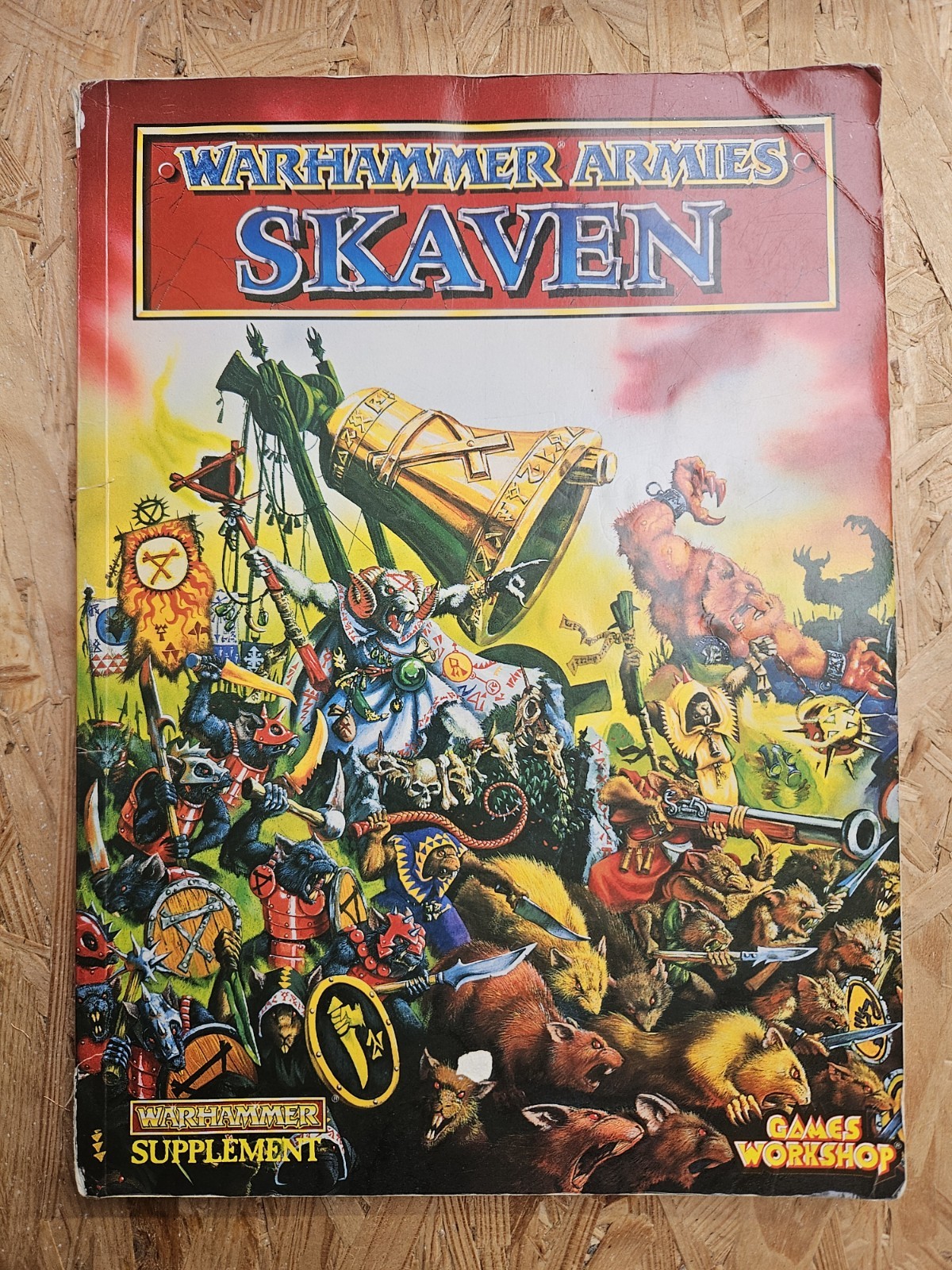Warhammer Fantasy Skaven Army Book 5th Edition 1996 Softcover