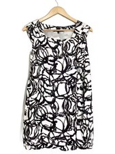 GUCCI/Sleeveless Dress/Size 38/Silk/All-over Print/196171