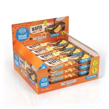BRAIN FOODS Gluten Free Vegan Chocolate 13.5 cm x 16.5 x 6.2 cm, orange