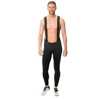 VAUDE Mens Kuro Warm Bib Tights - wetterbeständige Softshell Träger-Radhose 