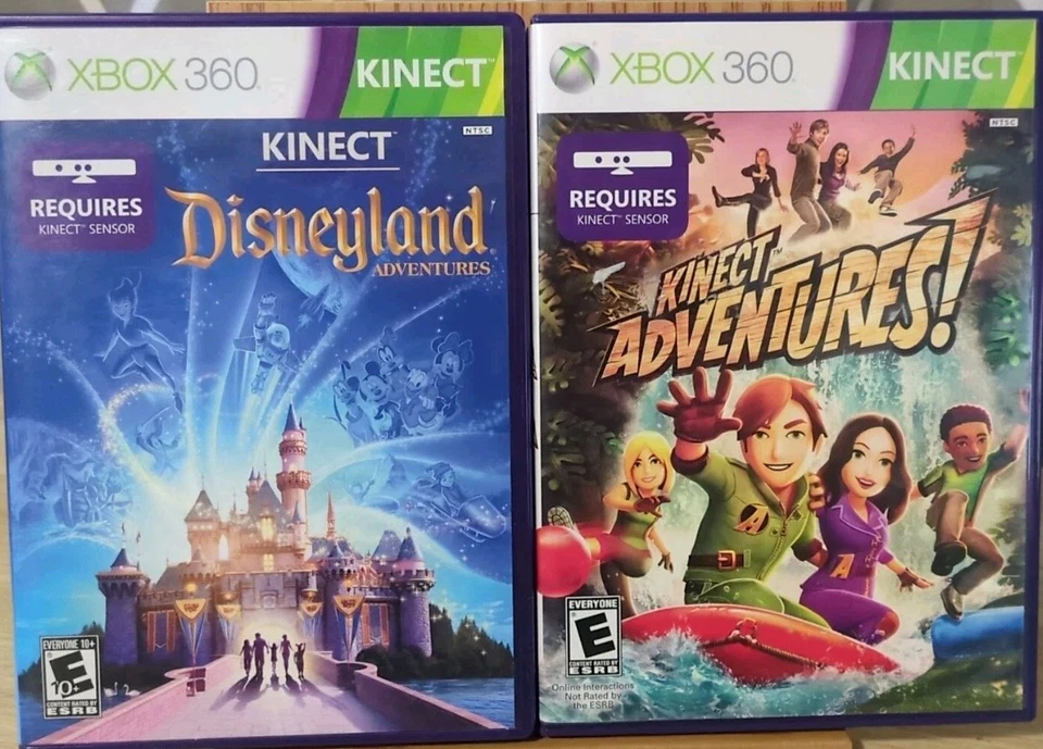 Barra Sensor Movimiento Kinect Microsoft Xbox 360 Blanco y 5 Juegos - Paquete Foto 3 de 4