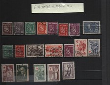 FINLANDE ,lot de 20 timbres anciens oblitérés ou neufs