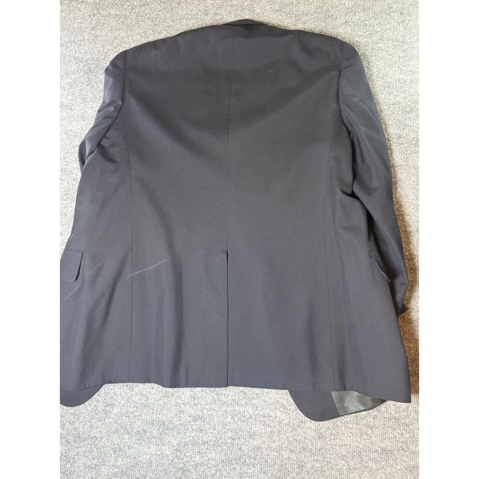 Blazer Brooks Brothers Para Hombres Azul Marino 100% Lana Chaqueta Dos Botones Foto 3 de 4