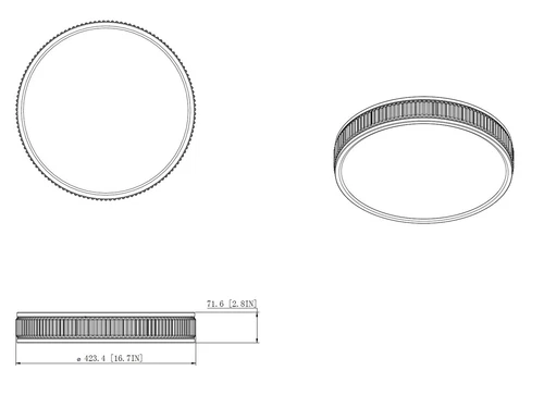 1 Light Flush Mount - Picture 5 of 6