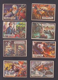 Set: X88/88 CIVIL WAR NEWS by A&BC Gum 1965 Cat £360 w/unmarked checklist