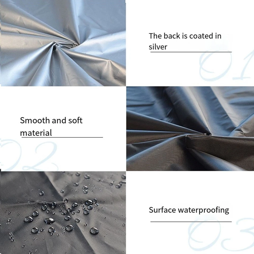 Brunnenabdeckung Badeabdeckungen Schwarze Farbe Wasserdicht 210d Oxford Tuch - Bild 4 von 4