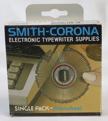 Vtg Smith Corona Printwheel Electronic Typewriter Electric 956 Elite 12 Font Box