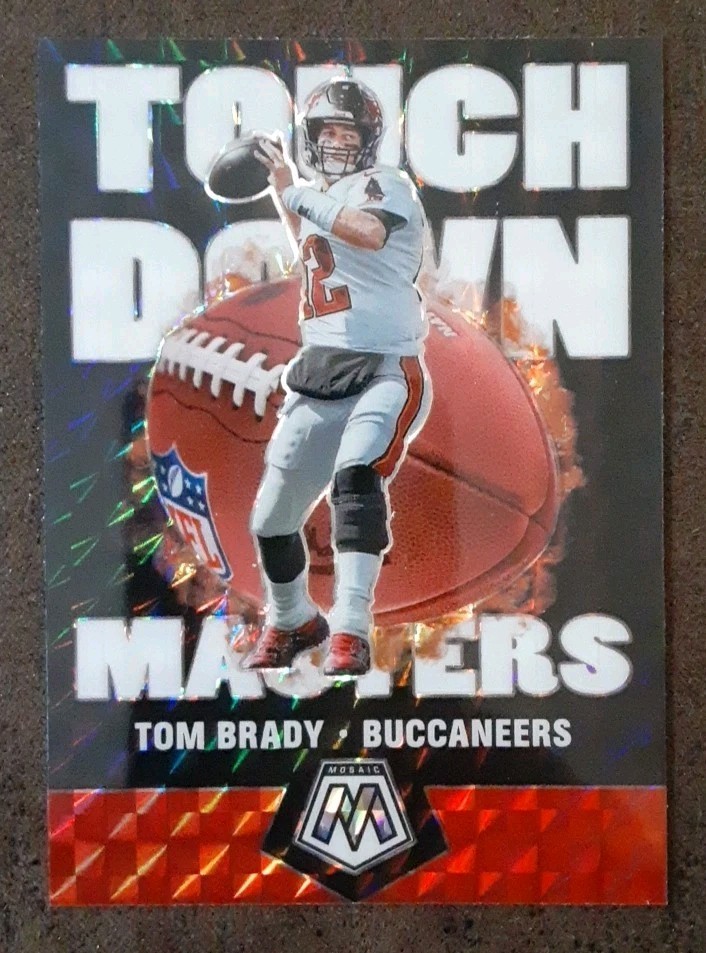 TOM BRADY 2020 Panini Mosaic #TM2 TD Masters Red Reactive Prizm Buccaneers