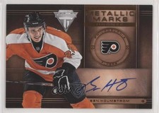 2013-14 Panini Titanium Metallic Marks Bronze Ben Holmstrom #MM-1 Auto 3ob