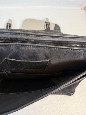 Vintage Coach 5810 Leather Briefcase Laptop Messenger Black Strap
