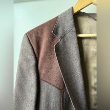 CIRCLE S Western Blazer Rodeo Cowboy Rockabilly Festival Vintage Texas 44R