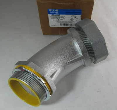 #ad #ad EATON CROUSE HINDS LTB30045 3in LIQUIDTIGHT 45° ANGLE CONNECTOR CONDUIT FITTING $84.00