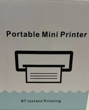 BT Instant Printing Portable Mini Printer, A8C