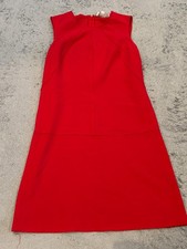 Ann Taylor LOFT Outlet Sleeveless Sheath Dress Womens 2 Red Casual Straight