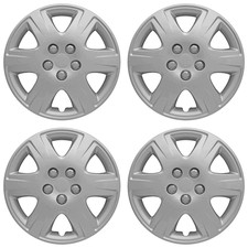 15 Push-on Silver Wheel Cover Hubcaps For 2005-2008 Toyota Corolla