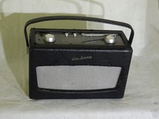 Radio Vintage Look TCM 234654 de Luxe mit Tragegriff Gehäuse Leder Optik