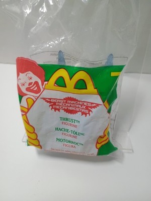 2000 Mcdonalds Happy Meal Toy Transformers Beast Machines #7 Thrust NEW Vintage