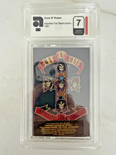 Sealed Guns n Roses Appetite for Destruction Cassette AMG 7 HYPE STICKER 1987 